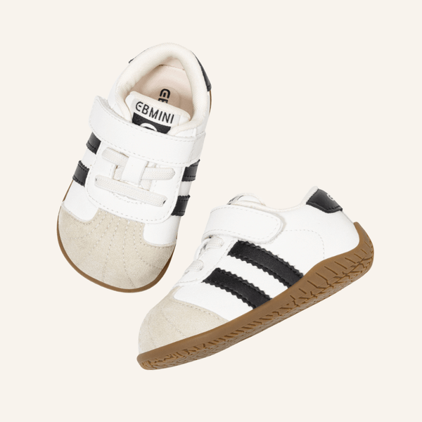 EBMINI® ARL – Kids Barefoot Sneakers - White - 2 AU - Insole length 12.1 cm