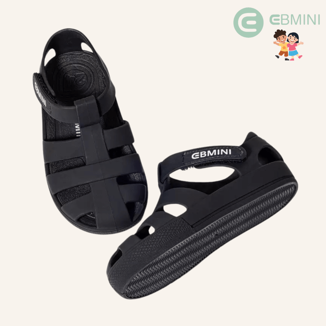 EBMINI® ARS – Barefoot Sandals for Kids - Green - 8 AU - Insole length 15.5 cm