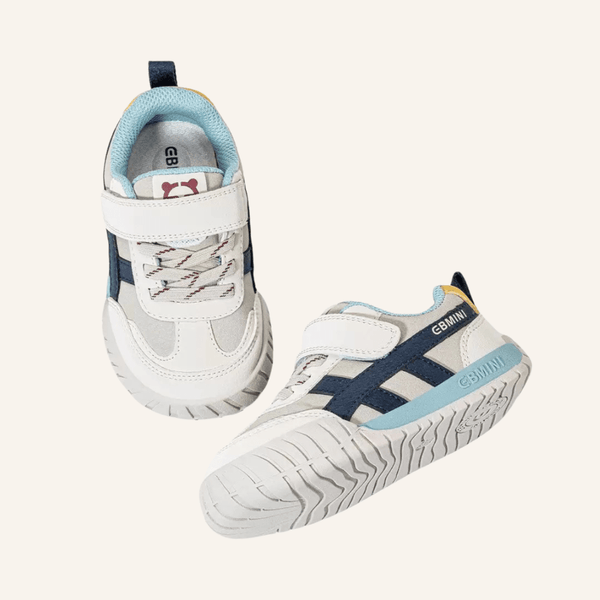 EBMINI® AZE – Kids Barefoot Sneakers - Blue - 6 AU - Insole length 14.2 cm