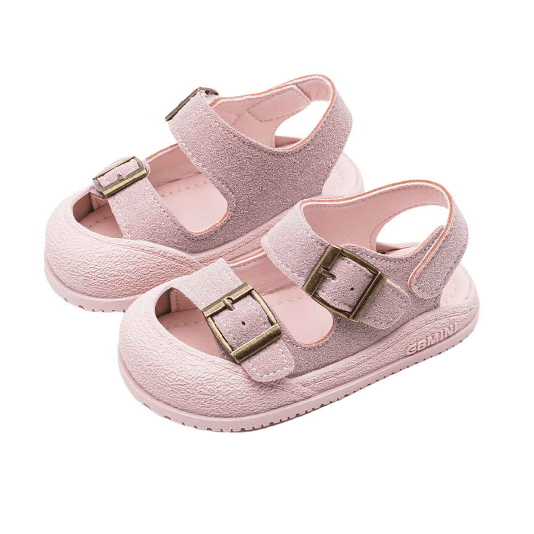 EBMINI® BIK – Ultra Lightweight Barefoot Sandals for Kids - Pink - 3 AU - Insole length 13.5 cm