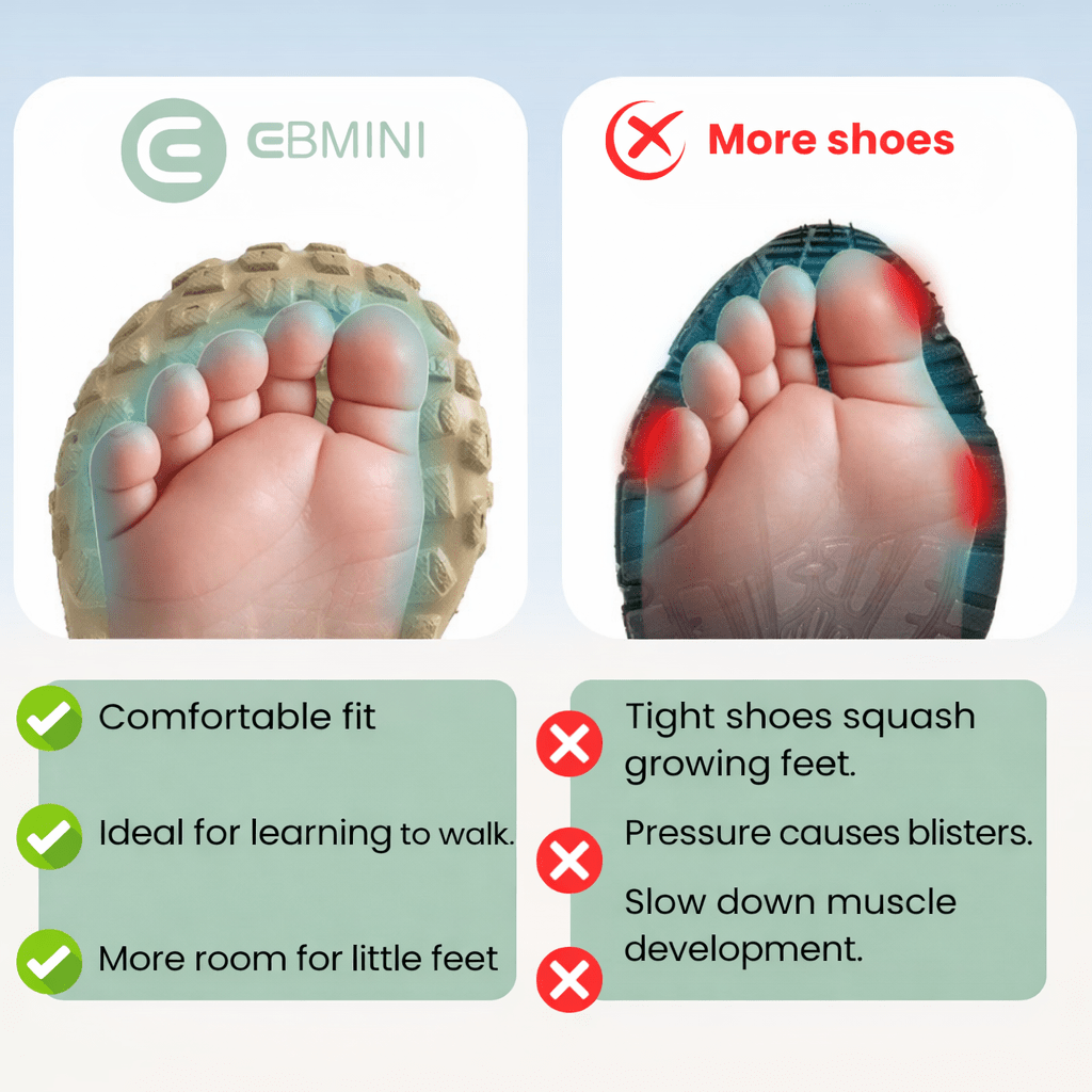 EBMINI® EDER – Kids Barefoot Sneakers - Pink - Insole length 12.9 cm