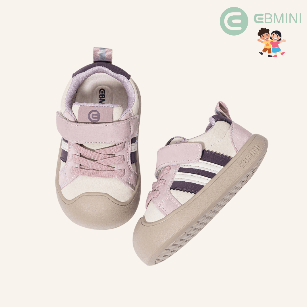 EBMINI® EDER – Kids Barefoot Sneakers - Pink - Insole length 12.9 cm