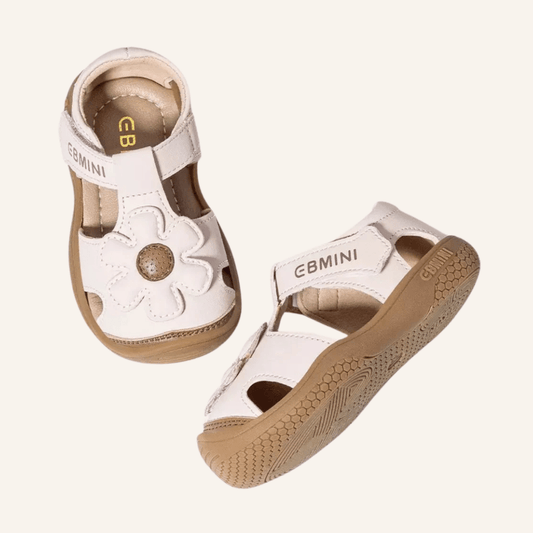EBMINI® FLEAR – Barefoot Sandals for Kids - White - 3 AU - Insole length 13 cm