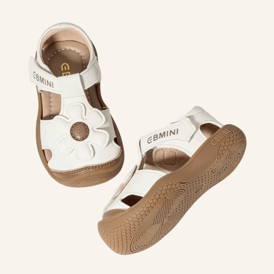 EBMINI® FLEAR – Barefoot Sandals for Kids - White - 3 AU - Insole length 13 cm