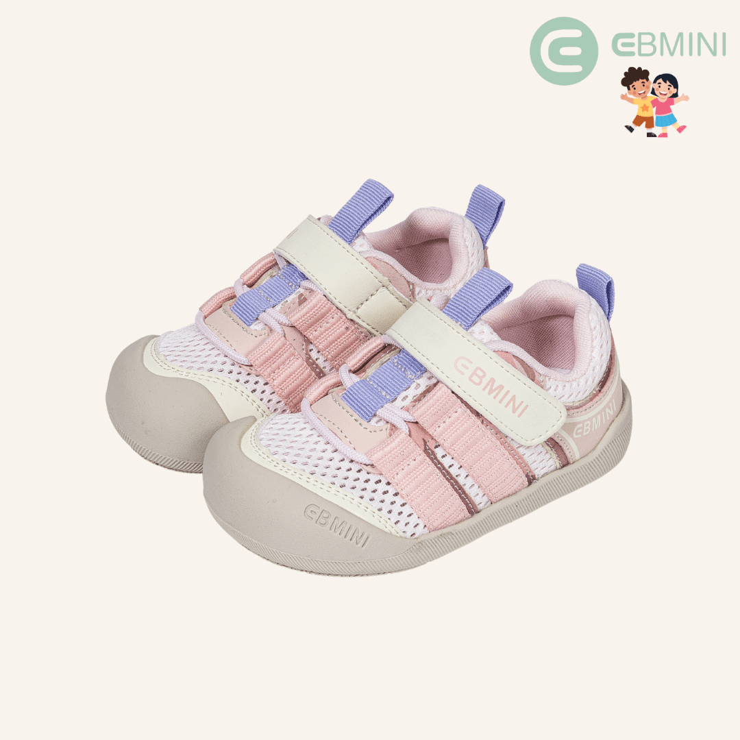 EBMINI® FRE – Barefoot Sneakers for Kids - Pink - Insole length 14.2 cm