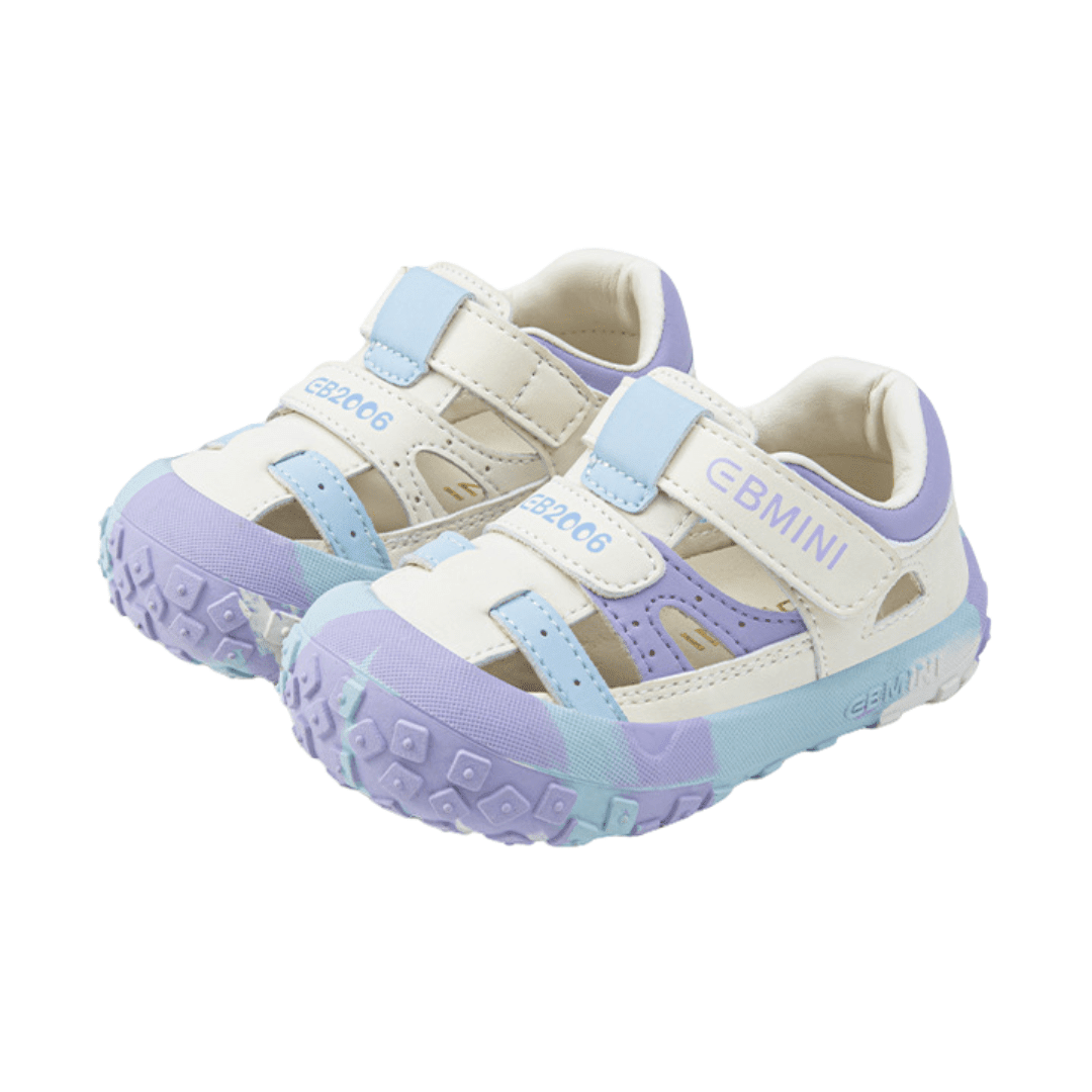 EBMINI® KIBABY – Ultra Lightweight Barefoot Sandals for Kids - White - 2 AU - Insole length 12.6 cm