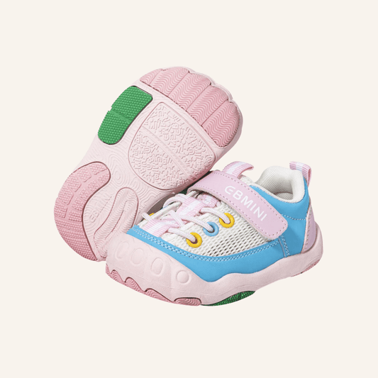 EBMINI® KORIOLI – Kids Barefoot Sneakers - Beige - 2 AU - Insole length 12 cm