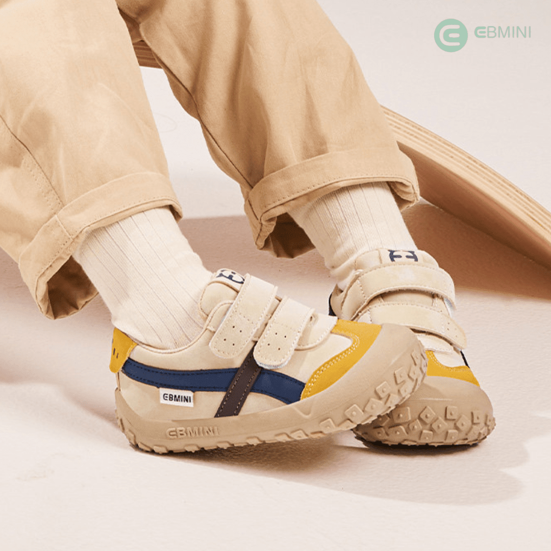 EBMINI® LEM – Kids Barefoot Sneakers - White - Insole length