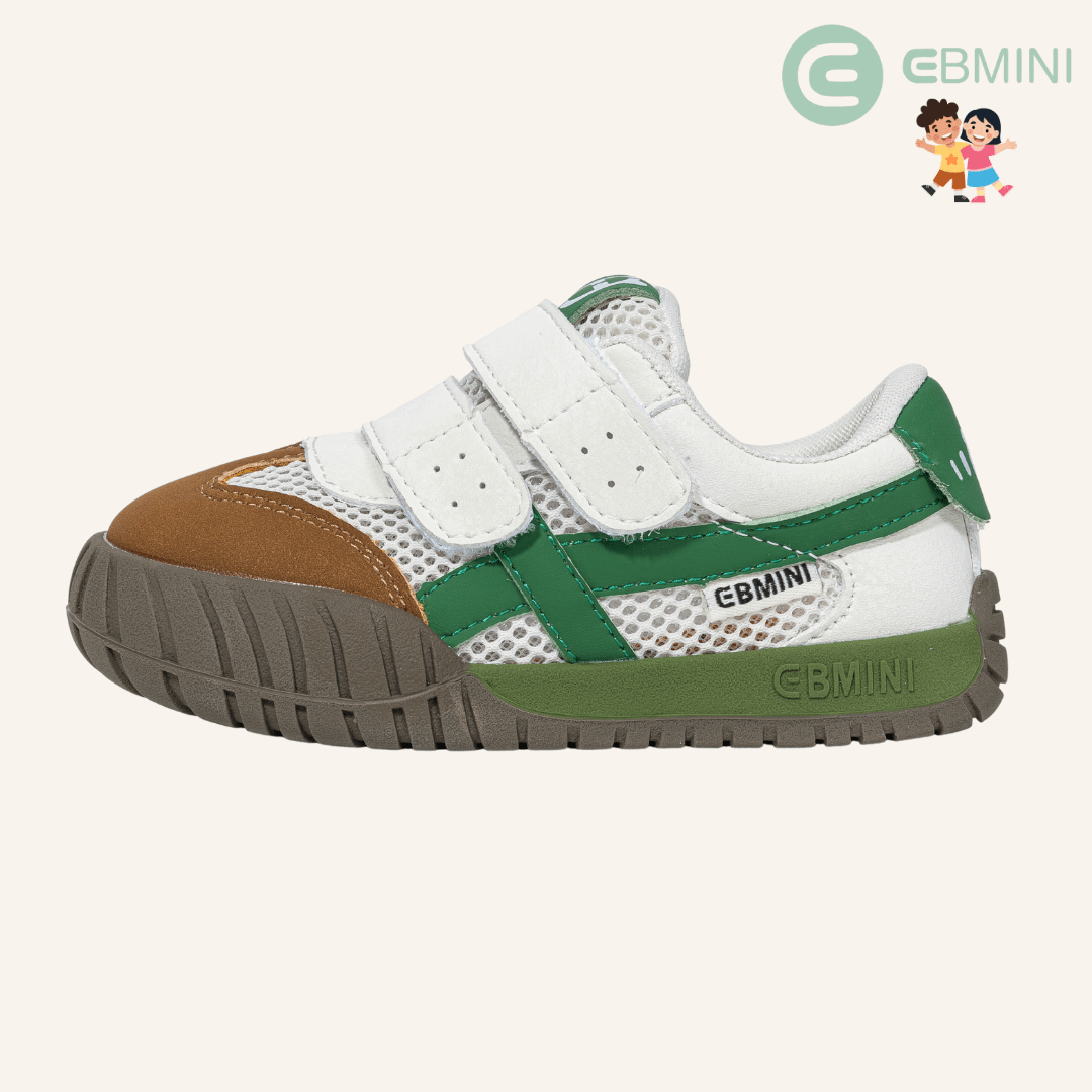 EBMINI® LEX - Kids Barefoot Sneakers - Green - Insole length 14.2 cm
