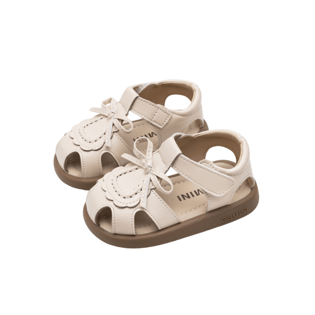 EBMINI® MARY – Ultra Lightweight Barefoot Sandals for Kids - White - 3 AU - Insole length 13 cm