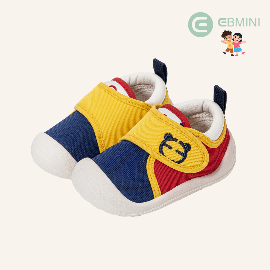 EBMINI® MAVI – Kids Barefoot Sneakers - Yellow - 4 AU - Insole length 13.3 cm