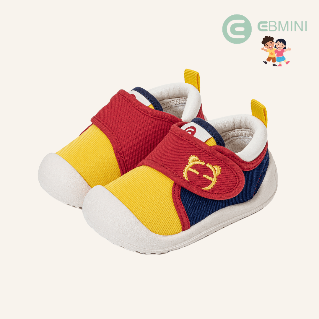 EBMINI® MAVI – Kids Barefoot Sneakers - Yellow - 4 AU - Insole length 13.3 cm