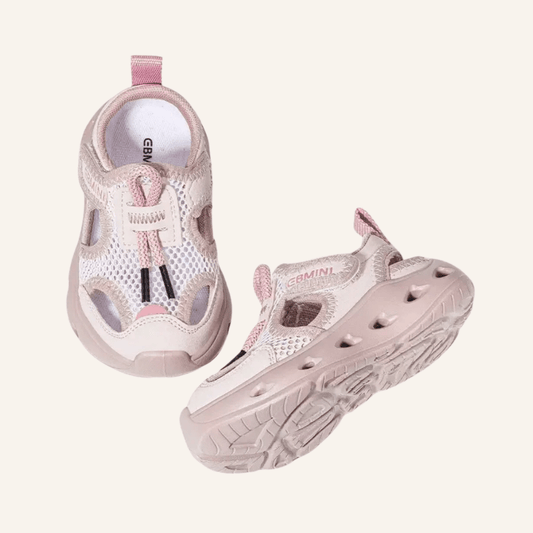 EBMINI® MON – Barefoot Sandals for Kids - Beige - 6 AU - Insole length 14.5 cm