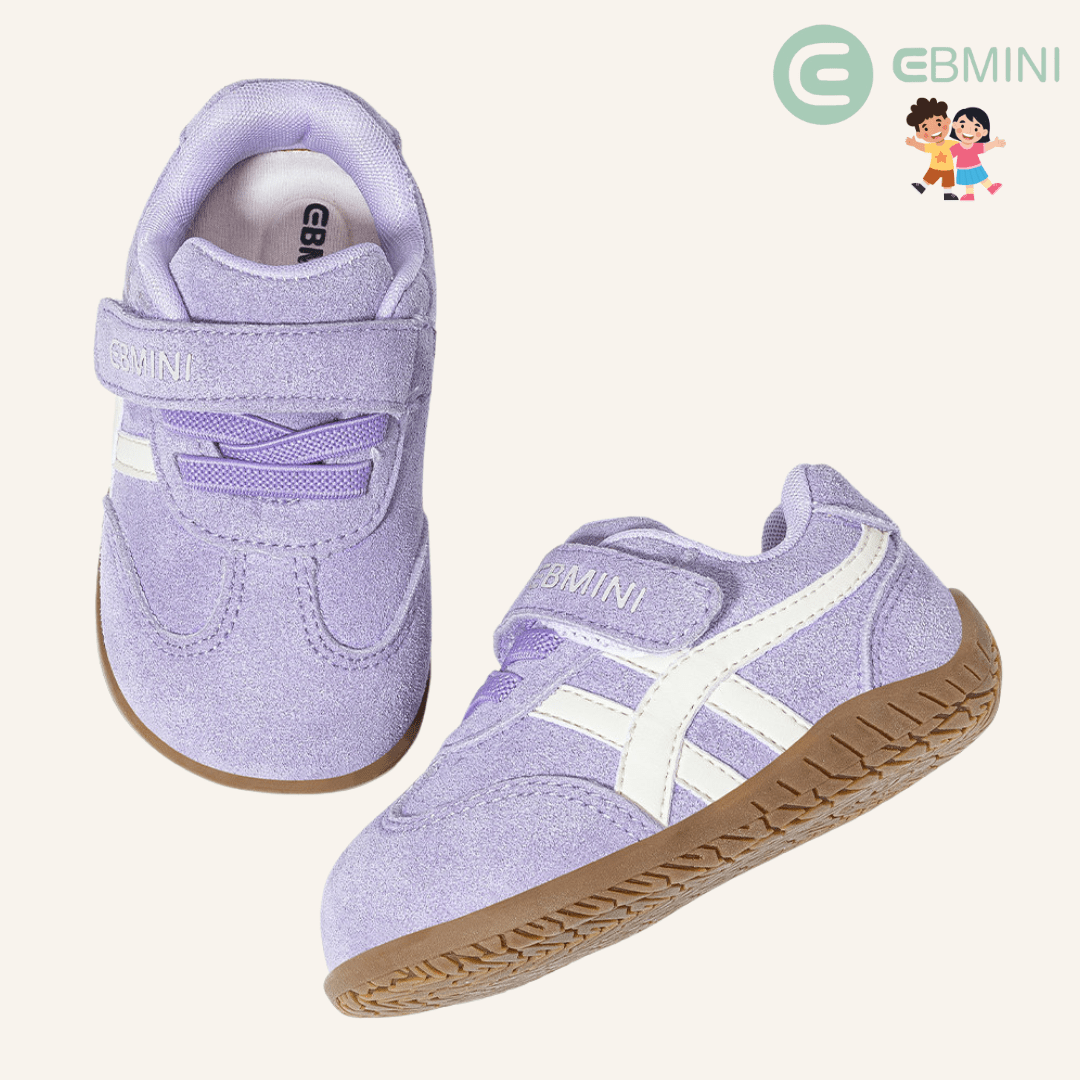 EBMINI® PAS – Kids Barefoot Sneakers - Lilac - Insole length 12 cm