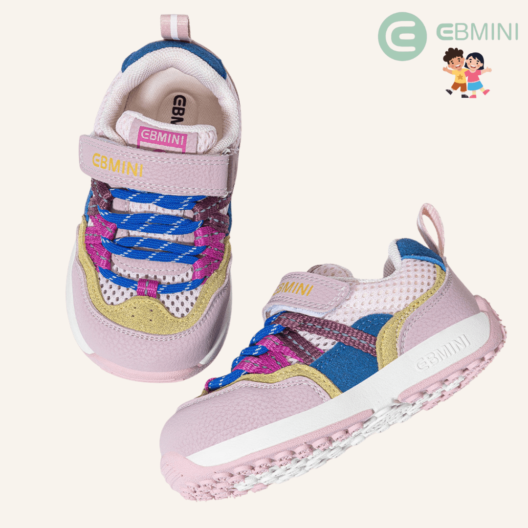 EBMINI® PIMI – Kids Barefoot Sneakers - Beige - Insole length 14.4 cm