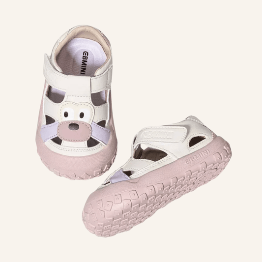 EBMINI® PLUTO – Kids Barefoot Sandals - Beige - 3 AU - Insole length 13 cm