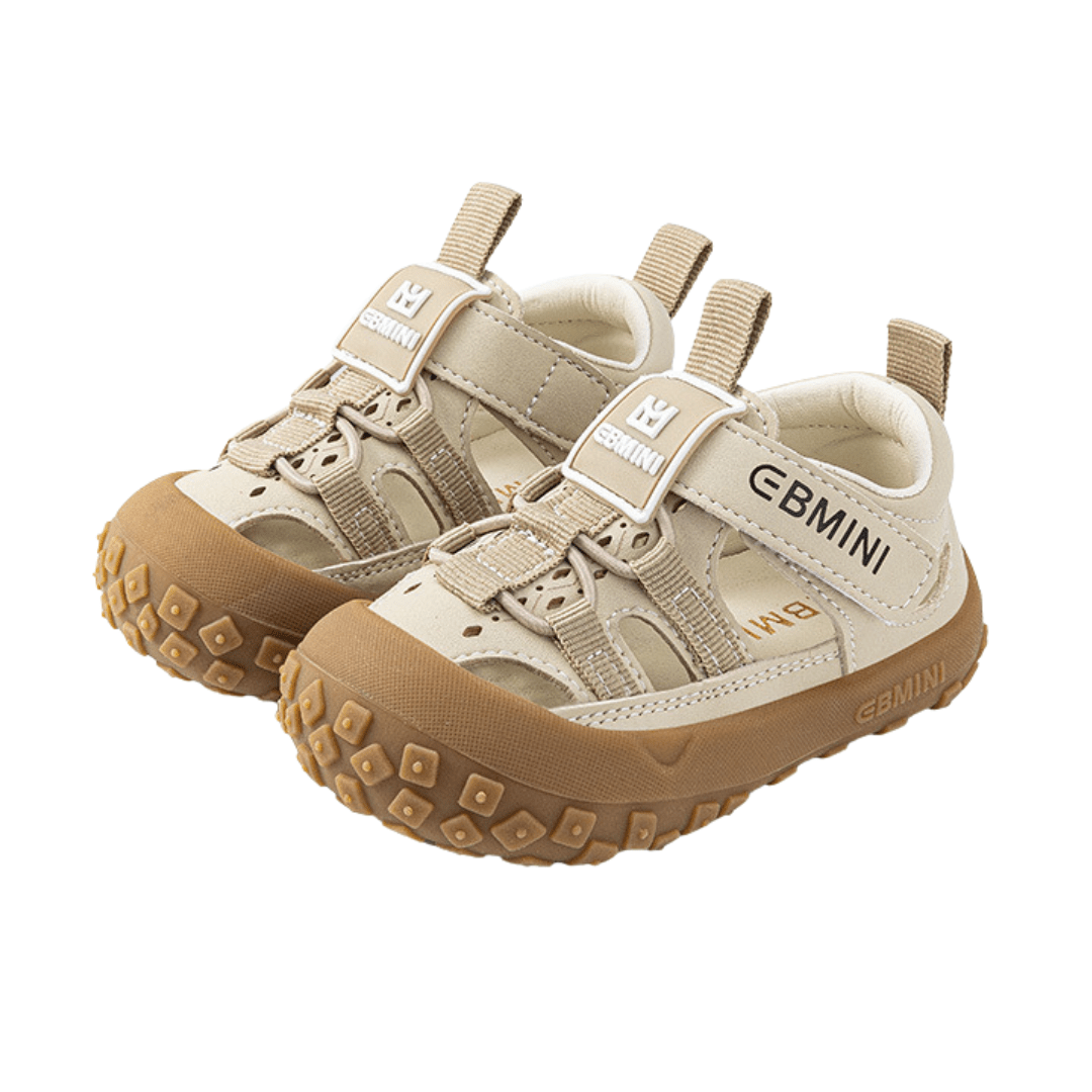 EBMINI® RIXY – Ultra Lightweight Barefoot Sandals for Kids - White - 2 AU - Insole length 12.4 cm
