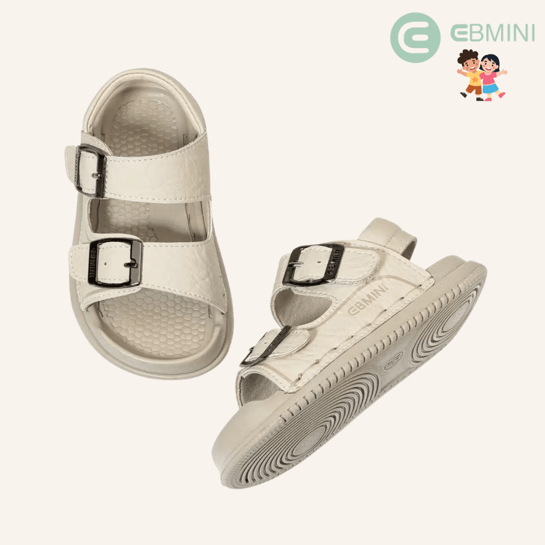 EBMINI® SAN – Ultra-Lightweight Barefoot Sandals for Kids - Yellow - 2 AU – Insole length 12.1 cm